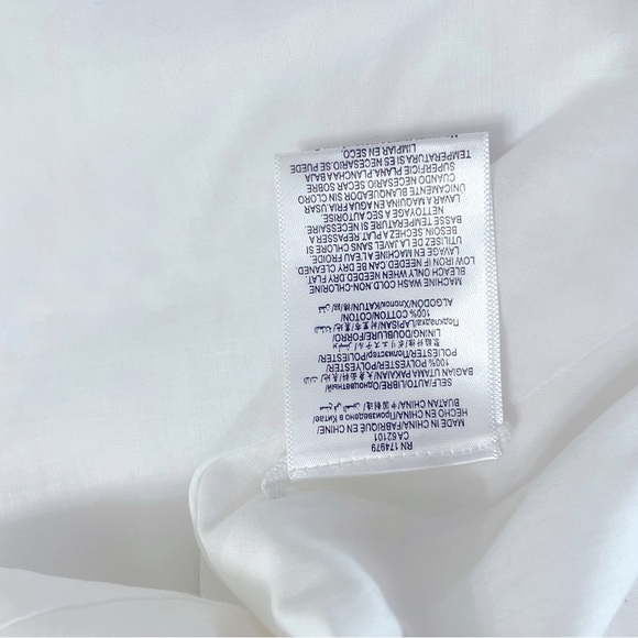 BCBGMAXAZRIA Floral Lace Zip-Front Peplum Top size S - Picture 9 of 13